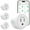 4, variant on GHome Smart Plug, WiFi Smart Plugs Work with Alexa and Google Home, Smart Outlet Timer with APP Remote Control, 2.4GHz Wi-Fi Only, No Hub Required, ETL FCC Listed