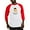 Red/White, variant on CafePress - Class Of 2026 Graduate (Lion) Baseball Jersey - Cotton Baseball Jersey, 3/4 Raglan Sleeve Shirt