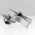 thumbnail image 2 of PinMart's Silver Plated 3-D Star Cut-Out Lapel Pin, 2 of 3
