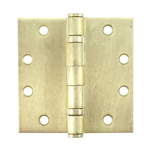 4” 100mm Brass Plated Steel Door Cabinet Closet Gate Hinges Butt Hinge