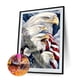 thumbnail image 2 of Cuadros Decorativos 5D Full Round Drill Diamond Painting USA Eagle Mosaic Kit Art Craft (A3632) Likrtyny embutido en tela, 2 of 6