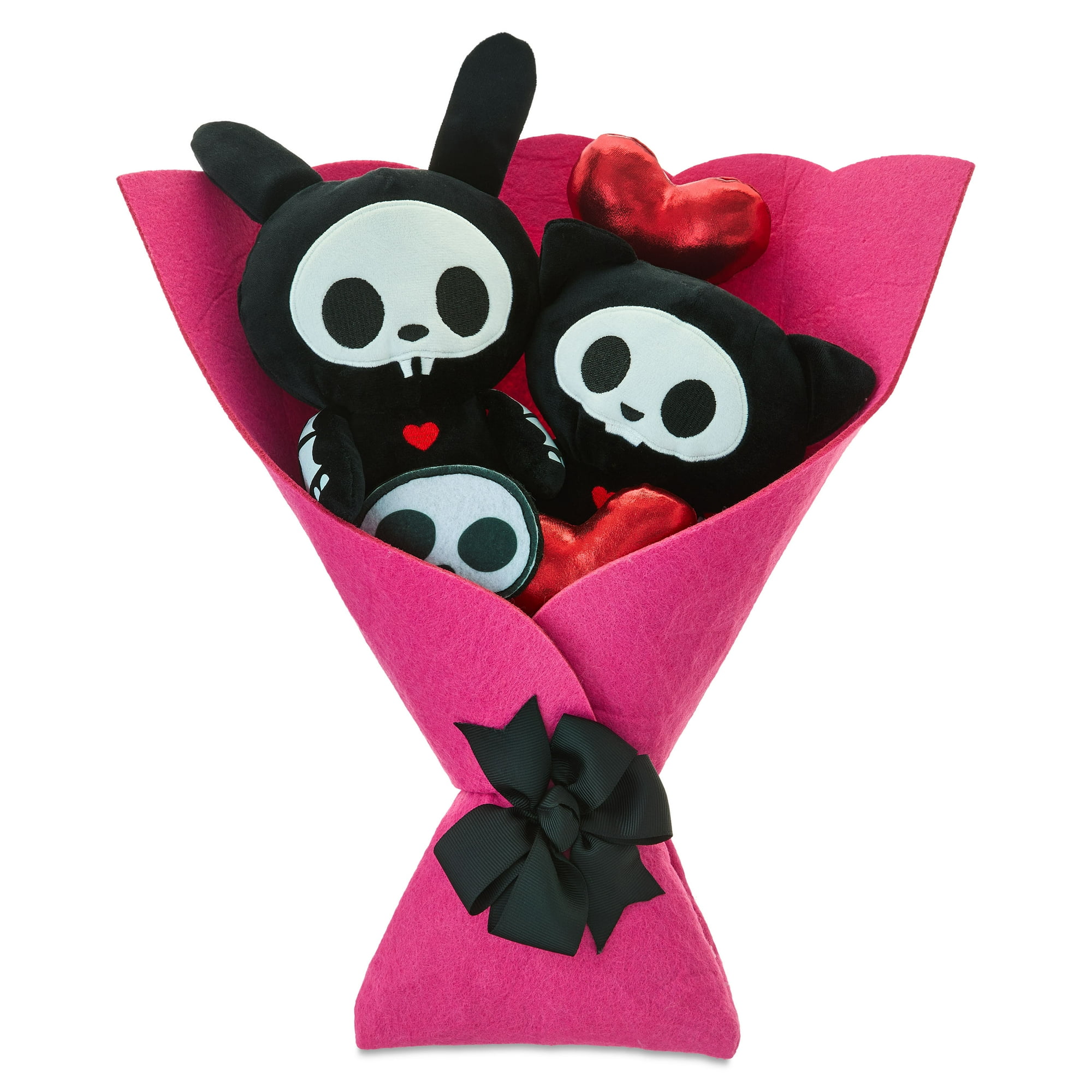 Medium Skelanimals Plush Bouquet, 13", Valentine's Day by Ruz