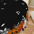 thumbnail image 5 of Duangreer 60''Round Halloween Tablecloth, Black Scared Pumpkin Print, Washable Picnic Table Cover for Party, Dining, Indoor and Outdoor, 5 of 6