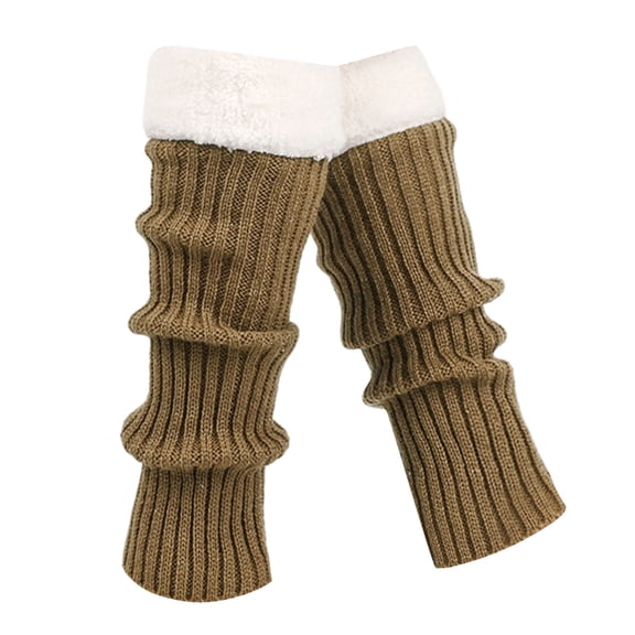 TBWNWG Retro Knitted Leg Warmers Crochet Long Boot Socks Thickened Winter Warm Socks for Women Adult Dance Yoga Party,Sizes One Size