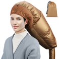 thumbnail image 1 of Segbeauty Hair Dryer Bonnet, Extra Large Deep Conditioning Cap Attachment, Upgraded Adjustable Drying Heat Cap Hooded with Elastic Strap for Fast Drying Curly Hair Styling Nursing Oil Treat-Ment Gold, 1 of 3