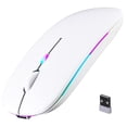 thumbnail image 1 of Mouse inalámbrico Bluetooth Afaartcci recargable con LED silencioso, 1 of 7