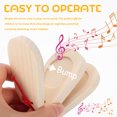 thumbnail image 4 of Homoyoyo 1Pcs Castanet Toy Beige Wooden Three Layer for Toddlers Musical Sensitivity Development, 4 of 5