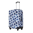 thumbnail image 2 of Daiia Blue Ink Flowers Luggage Cover, Thickened Washable Travel Luggage Covers, Elastic Unique Baggage Covers for 18-20 inch Luggage-X-Large, 2 of 9