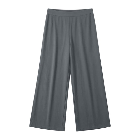 Utoimkio Women's High Waist Wide Leg Cropped Pants Casual Flowy Culottes for Women