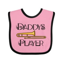 Inktastic Trombone Player Childs Music Boys or Girls Baby Bib