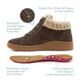 thumbnail image 2 of Aetrex Women's Bonnie Arch Support Cozy Sneakers for Women w. Lace Up Zipper, 2 of 9