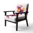thumbnail image 3 of Designart "Colorful Fluid Ombre" Upholstered Modern & Contemporary Accent Chair and Abstract Shapes Arm Chair - Multiple Color & Pattern, 3 of 7