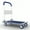 Blue, variant on Large Foldable Push Cart Dolly, 330 Lbs. Capacity Heavy Duty Moving Platform Hand Truck – Space Saving Collapsible with Swivel Push Design