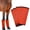 Orange, variant on 4-piece Set Horse Fly Boots ,Mesh Boots for Horses, Non-Slip Horse Fly Leggings No More，Breathable Mesh Horse Flyproof Leggings with Stay-Tight Fit