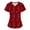 Multicolor#13, variant on Holiday Gifts! Titcea Christmas Scrub Tops for Women Stretchy V Neck Short Sleeve Cute Santa Printed Nurse Holiday Working Uniforms