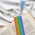 thumbnail image 6 of Kdxio Glitter Rainbow Print Metal Tassel Bookmarks,Perfect Gift for Art Lovers and Bookworms Metal Bookmarks for Women, 6 of 8