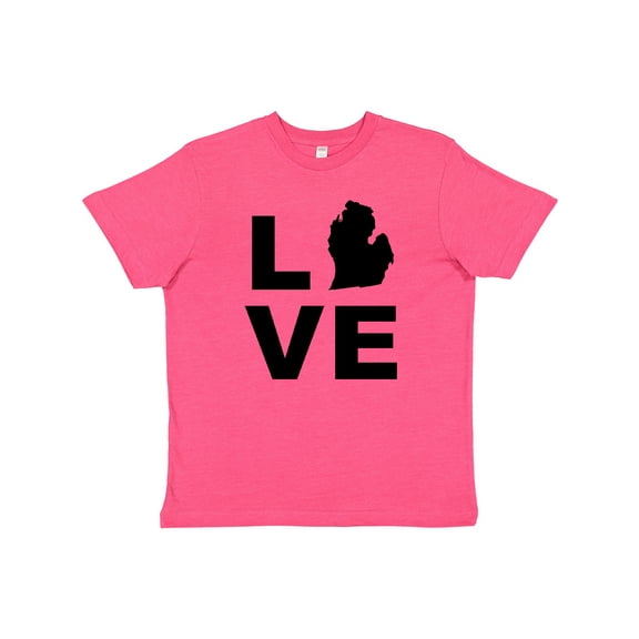 Inktastic Love Michigan Youth T-Shirt