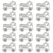 Fire Truck Sun Catchers, by Hello Hobby 15-Count