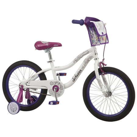 Schwinn WhiteBoard Color-Me Kids Bike, 18 inch wheel, training wheels, coloring, 4 dry erase markers and bag you can (Best Size Bike For 4 Year Old Boy)