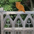 thumbnail image 6 of CIMAXIC Garden Owl Stake Orange Metal Craft for Yard and Garden Decor, 6 of 6