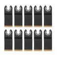 thumbnail image 2 of Saw Blade Kit,10Pcs Oscillating Tool Blade Multitool Saw Blade HSS Saw Blade Advanced Technology, 2 of 14