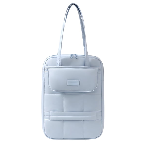 15 Inch Laptop Bag, Lightweight Laptop Tote Bag with Luggage Strap, Portable 10.2 x 14.4 in / 26 x 36.5 cm Polyester Laptop Bag for Travel, Business, and School, Blue