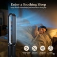 thumbnail image 7 of Simple Deluxe 41-Inch Bladeless Tower Fan with Remote Control, 10 Speeds, 80° Oscillation, 1-9 Hour Timer, Quiet 45dB Sleep Mode, Tip-Over Protection, Standing Floor Fan for Bedroom Living Room, 7 of 7