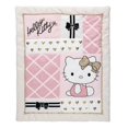 Lambs & Ivy Hello Kitty 3Piece Crib Bedding Set Pink, Gold, White