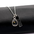 thumbnail image 4 of Uloveido Mustard Seed Teardrop Capsule Pendant Necklace Christian Scripture Matthew 17:20, Stainless Steel Faith Tear Drop Necklace for Y559 (Drop), 4 of 7
