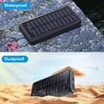 thumbnail image 3 of 27000mAh Portable Power Bank - PD 3.0 Fast Charging Battery Pack with 3 Outputs, Solar Charging Capability, and LED Flashlight, 3 of 6