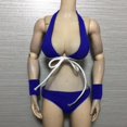 thumbnail image 2 of Bikini Femenino Kumik de Juguetes Calientes 12'' Azul 1/6 ropa de figura de acción, 2 of 9