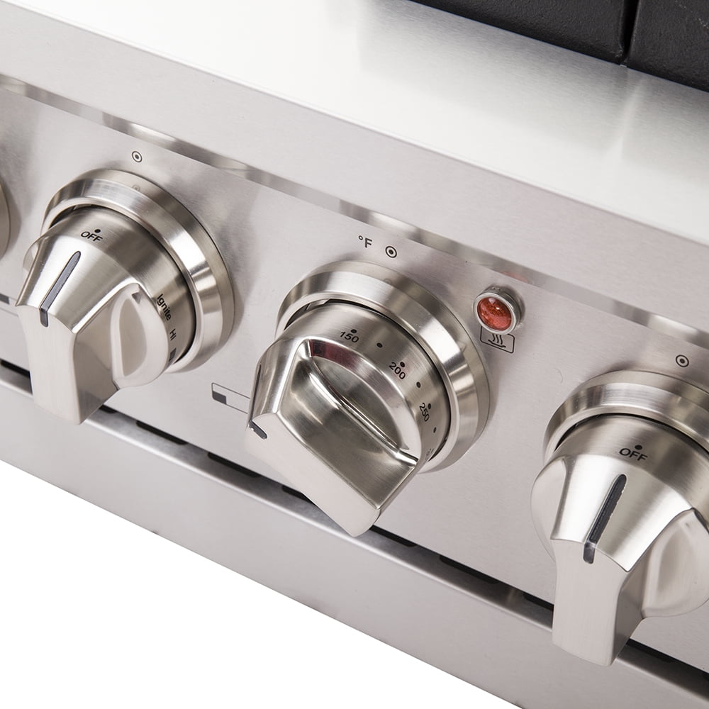 Forno Capriasca 48 in 6.58 cu ft Double Oven Gas Range in Stainless Steel
