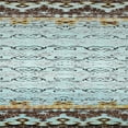 thumbnail image 1 of Ahgly Company Machine Washable Indoor Square Contemporary Army Brown Area Rugs, 4' Square, 1 of 7