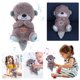 thumbnail image 1 of Juguete Musical Iluminado Animal Peluche Suave Calma Las Emociones Los (Gris), 1 of 9