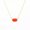Gold Orange, variant on Tortoise Leopard Mini Hexagon Choker Necklace for Women Short Chokers Accessorie