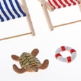 thumbnail image 4 of 1:12 Escala Miniaturas Silla De Playa Sombrilla Conjunto Modelo Accesorios Sunnimix Casa de muñecas en miniatura de playa, 4 of 4