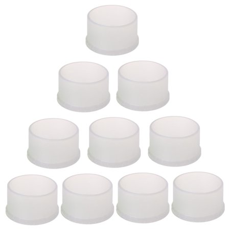 No Scratch Furniture Pads Clear PVC Table Chair Leg Cap End Tip Pad Feet Cover Furniture Slider Floor Protector 10pcs Reduce Noise Anti Scratch ()
