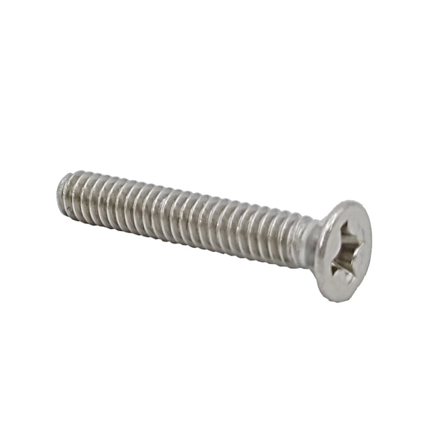 FixtureDisplays® 5-40*3/4" Stainless Flat Head Machine Screws, Full Thread, Phillips Drive, Stainless Steel 18-8, Machine Thread 314778