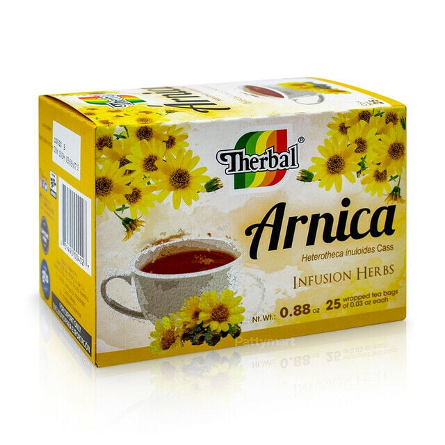 THERBAL ARNICA TEA INFUSION HERBS 25 BAGS