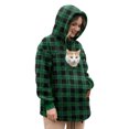 thumbnail image 5 of Cat Pouch Hoodie kangaroo Pouch Hoodie Long Sleeve Small Dog Kitten Cat Carrying Hoodie Women Pullover for Outdoor Walking Home, 5 of 8