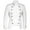 White, variant on toraway Linen Suit for Men Charm Men's Casual Slim Fit One Button Suit Coat Jacket Tops Men Fashion L