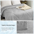 thumbnail image 5 of VK·LIVING Cooling Comforter Twin Size, Reversible All Season Cooling Comforter, Breathable Soft Lightweight Comforter for Hot Sleepers, Grey, 5 of 8