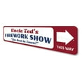 thumbnail image 4 of Firework Show Novelty Decor, Metal Wall Sign - 4x18 Inches, 4 of 4