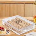 thumbnail image 2 of Pethiy Refrigerator Organizer, Food Storage Container, Airtight Cookie Containers with Lid – Clear Bins for Holiday Cookies, Christmas Baking, Thanksgiving Leftovers, Seafood & Vegetables, 2 of 9