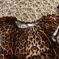 thumbnail image 4 of Qiylii Baby Girl's Leopard Romper, Ruffled Sleeveless Bodysuit + Hairband, 4 of 7