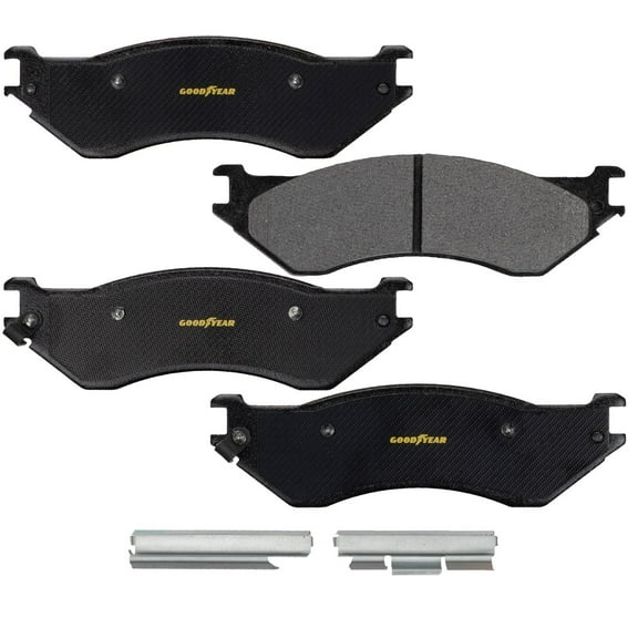 Goodyear Brakes GYD702 Automotive Carbon Ceramic Truck and SUV Front Brake Pads