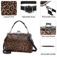 thumbnail image 6 of SENDEFN Handbag for Women Shoulder Bag Kiss Lock Medium Top Handle Satchel Purse Retro Crossbody Bag Evening Clutch Purses, 6 of 7
