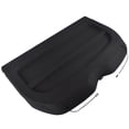 thumbnail image 2 of GELUOXI Rear Cargo Cover 799105SA1A for Nissan LEAF Hatchback 2018-2023 Black 1Pc, 2 of 12