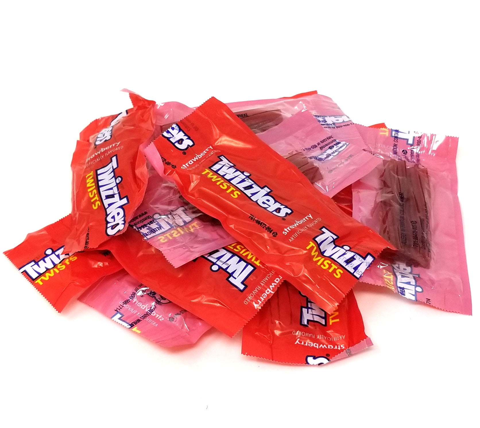 Twizzlers Twist Strawberry Candy Individually Wrapped 2 Lbs