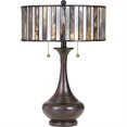 thumbnail image 2 of 21.5 inch 2 Light Tiffany Table Lamp with Drum Shade Bailey Street Home 71-Bel-2749210, 2 of 4